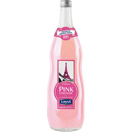 LORINA - NATURALLY FLAVORED SPARKLING SODA - (Pink Lemonade) - 33.8oz