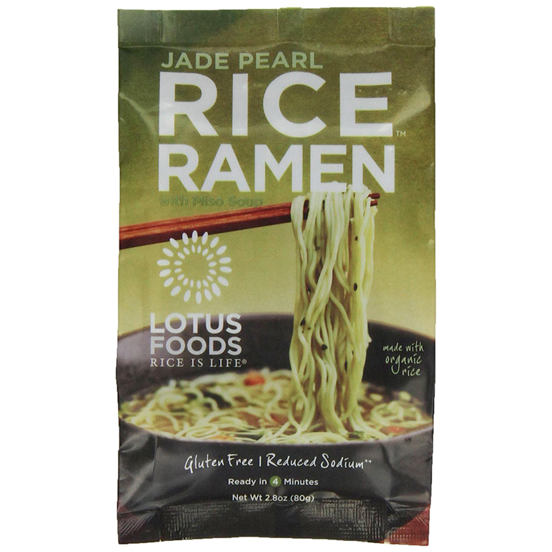 LOTUS FOODS - RICE RAMEN - GLUTEN FREE - VEGAN - ORGANIC - (Jade Pearl) - 2.8oz