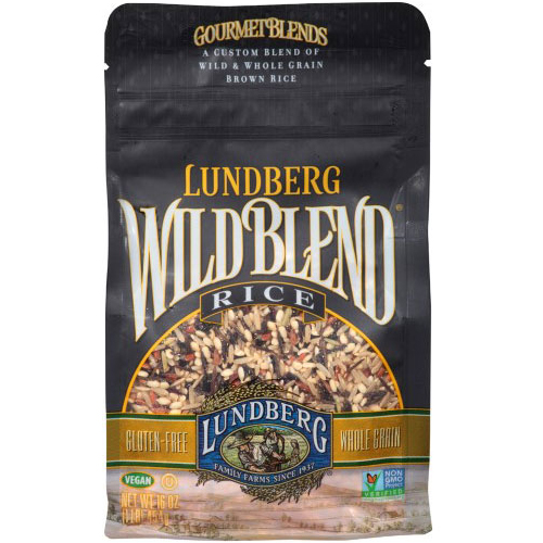 LUNDBERG - WILD BLEND RICE - NON GMO - GLUTEN FREE - 16oz