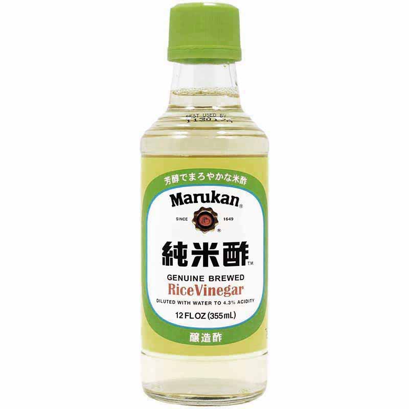 MARUKAN - GENUINE BREWED RICE VINEGAR - DILUTED /W WATER TO 4.1% ACIDITY - 12oz