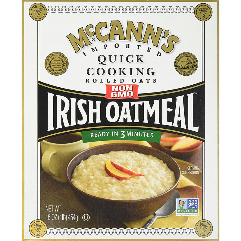 McCANN'S - IRISH OATMEAL - NON GMO - INSTANT - (Quick Cooking | Rolled Oats) - 12.34oz