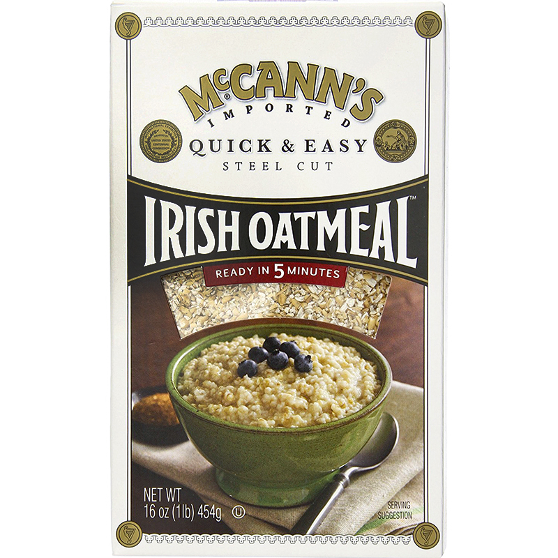 McCANN'S - IRISH OATMEAL - NON GMO - INSTANT - (Quick & Easy | Steel Cut) - 12.34oz	