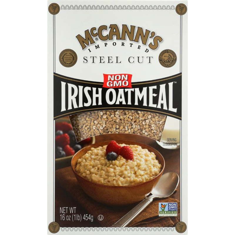 McCANN'S - IRISH OATMEAL - NON GMO - INSTANT - (Steel Cut) - 12.34oz	