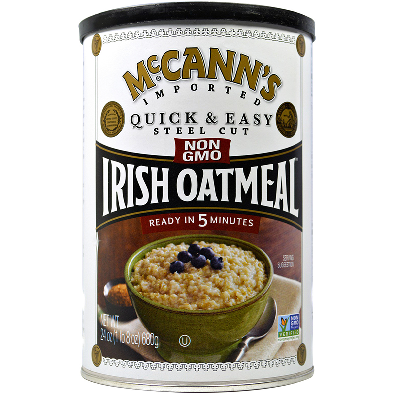 McCANN'S - QUICK&EASY STEEL CUT IRISH OATMEAL - NON GMO - 24oz