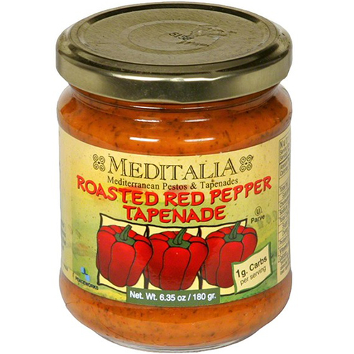 MEDITALIA - ROASTED RED PEPPER TAPENADE - 6.35