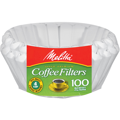 MELITTA - COFFEE FILTERS 4~6 CUP - 100ct