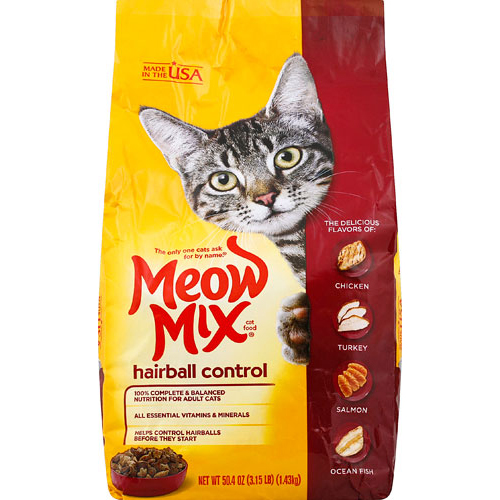 MEOW MIX - HAIRBALL CONTROL - 3.15LB