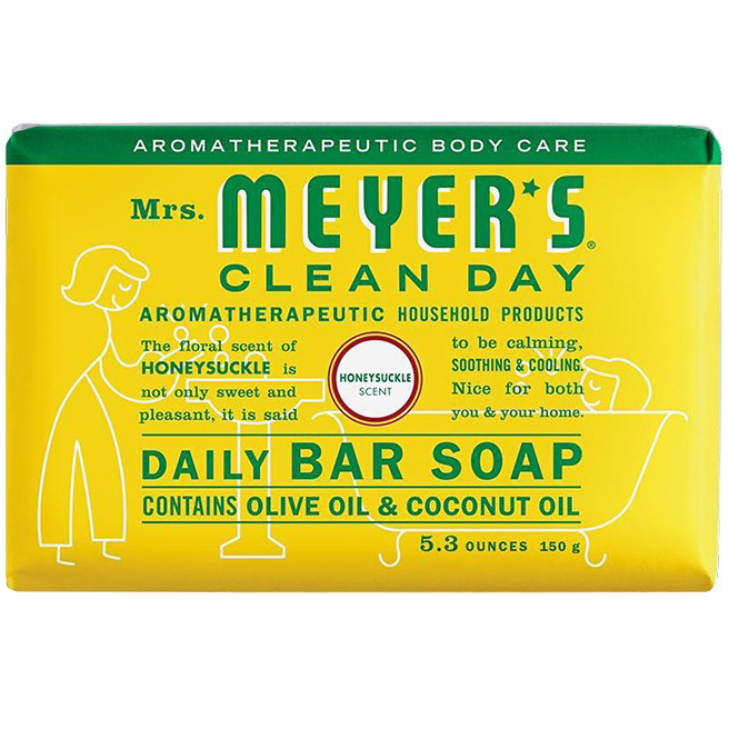 MEYER'S - DAILY BAR SOAP - (Honeysuckle) - 5.3oz