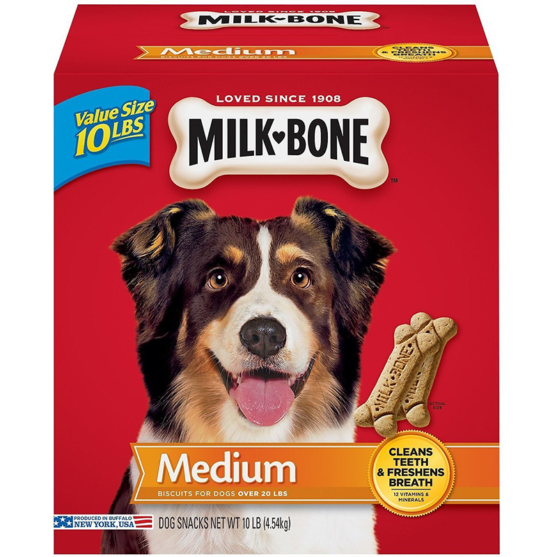 MILK BONE - BISQUITS FOR DOGS - (Medium) - 24oz