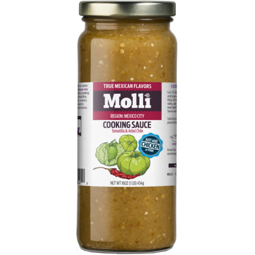 MILLI - COOKING SAUCE - (Tomatillo & Arbol Chile) - 16oz