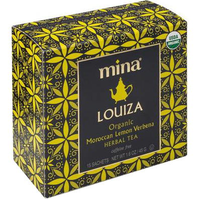MINA - Louiza - (Organic Moroccan Lemon Verbena Herbal Tea) - 15bags 1.6oz