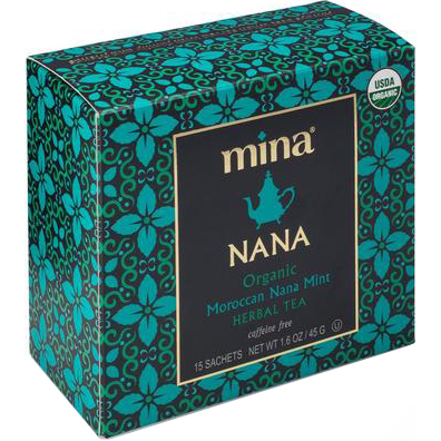 MINA - NANA - (Organic Moroccan Nana Mint Herbal Tea) - 15bags 1.6oz