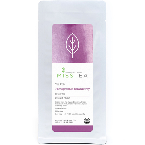 MISSTEA - GREEN INFUSION - (#26 Pomegranate Strawberry) - 2.5oz