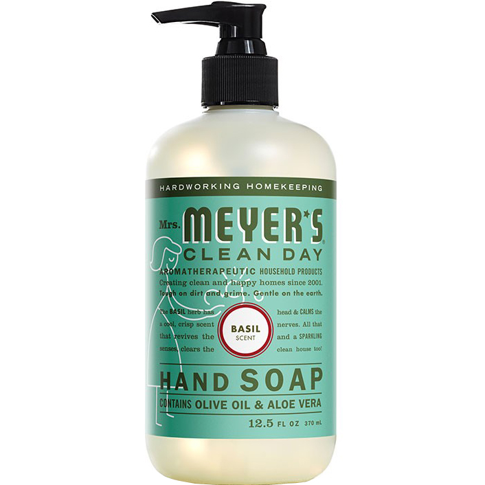 Mrs. MEYER'S - CLEAN DAY HAND SOAP - (Basil) - 12.5oz