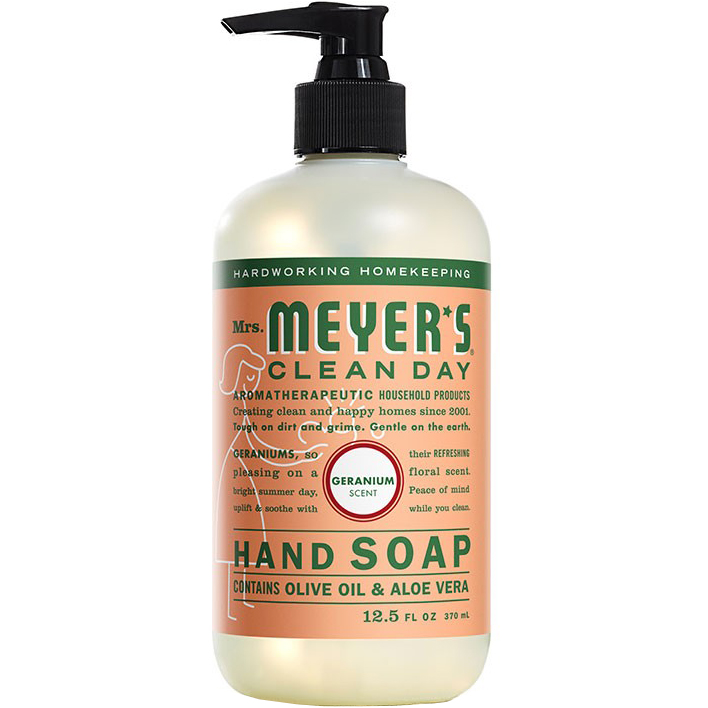 Mrs. MEYER'S - CLEAN DAY HAND SOAP - (Geranium) - 12.5oz