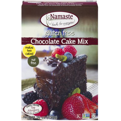 NAMASTE - GLUTEN FREE CHOCOLATE CAKE MIX - 26oz