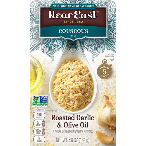 NEAR EAST - COUSCOUS - NON GMO - (Roasted Garlic & Olive Oil) - 5.8oz