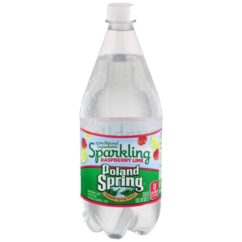 NESTLE - POLAND SPRING SPARKLING WATER - (Raspberry Lime) - 1L