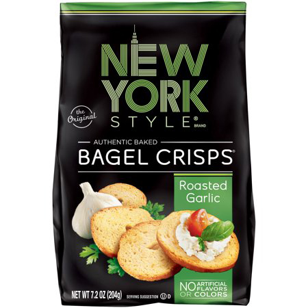 NEW YORK STYLE - BAGEL CRISPS - (Roasted Garlic) - 7.2oz
