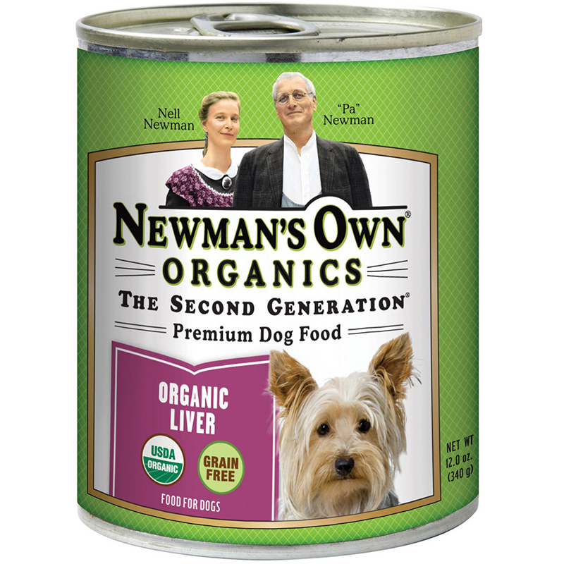 NEWMAN'S OWN ORGANICS - THE SECOND GENERATION PREMIUM DOG FOOD - (Organic Liver) - 12oz