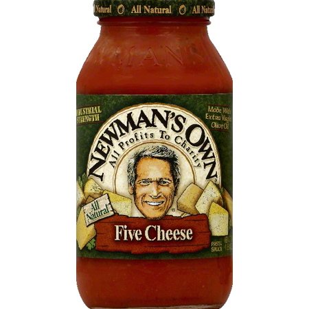 NEWMAN'S OWN - TOMATO PASTA SAUCE - (Five Cheese) - 24oz