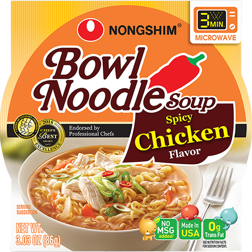 NONGSHIM - BOWL NOODLE SOUP - (Chicken) - 3.03oz
