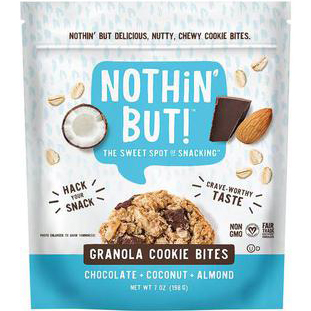 NOTHIN BUT! - GRANOLA COOKIE BITES - (Chocolate + Coconut + Almond) - 7oz