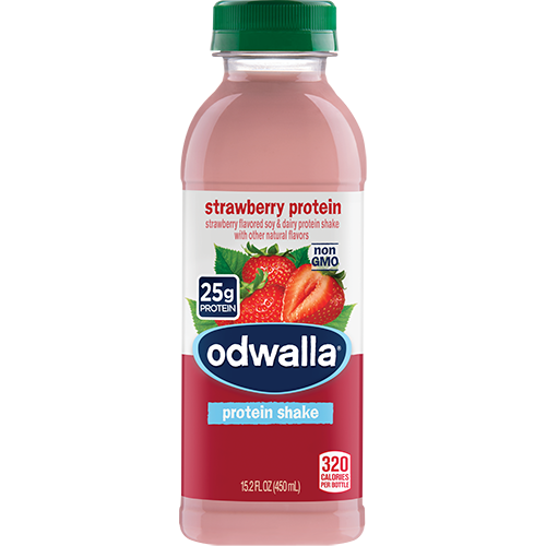 ODWALLA - PROTEIN SHAKE - (Strawberry Protein) - 15.2oz