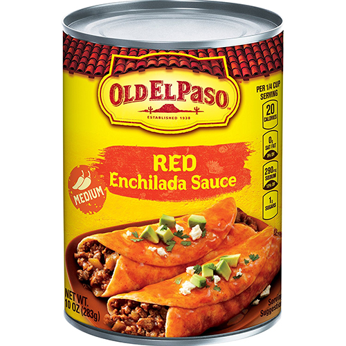 OLD ELPASO - RED ENCHILADA SAUCE - CANS - (Medium) - 10oz