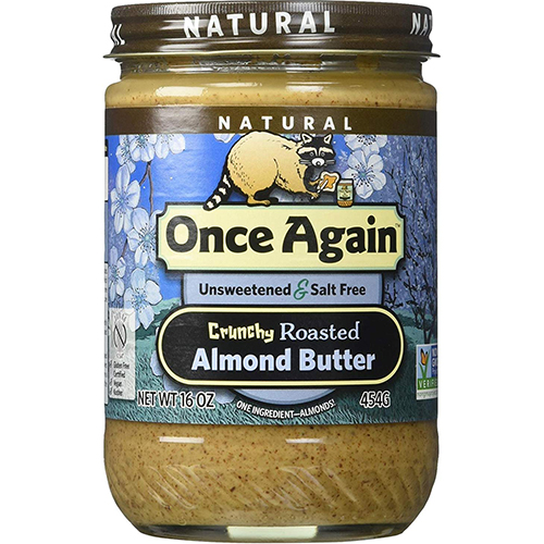 ONCE AGAIN - ALMOND BUTTER - (Crunchy Roasted) - 16oz