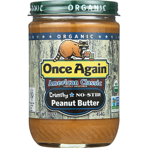 ONCE AGAIN - PEANUT BUTTER - (Creamy & No Stir) - 16oz