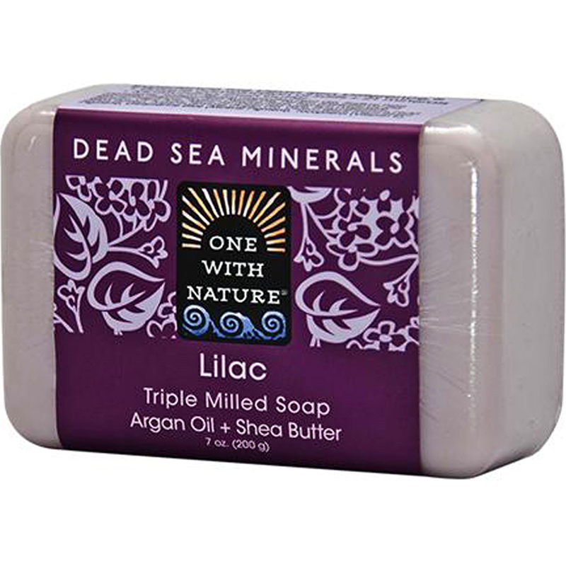 ONE WITH NATURE - DEAD SEA MINERAL SOAP - (Lilac) - 7oz