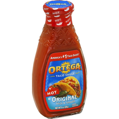 ORTEGA - TACO SAUCE ORIGINAL THICK & SMOOTH - (Hot) - 8oz