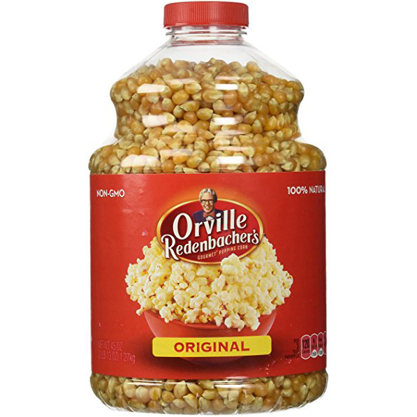 ORVILLE REDENBACHER'S - 100% NATURAL POPCORN - NON GMO - GLUTEN FREE - (Original) - 30oz
