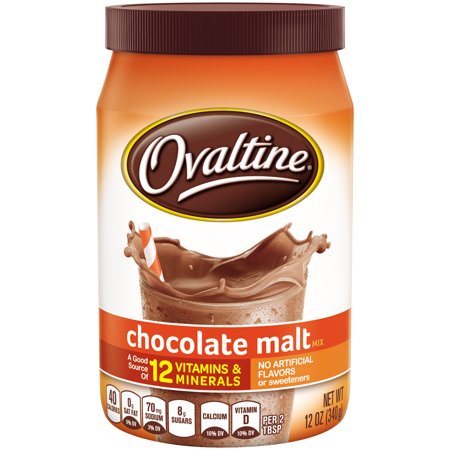 OVALTINE - CHOCOLATE MALT - 12oz