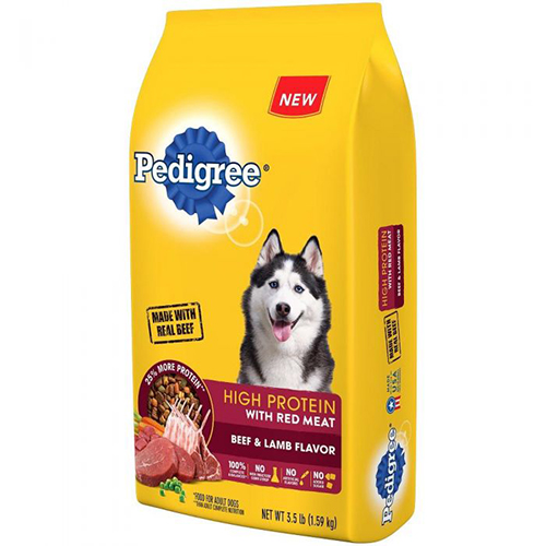 PEDIGREE - HIGH PROTEIN /W RED MEAT - (Beef & Lamb Flavor) - 3.5LB
