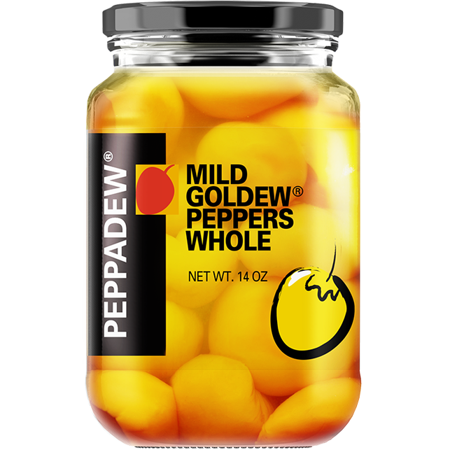 PEPPADEW - MILD GOLDEW PEPPERS WHOLE - 14oz