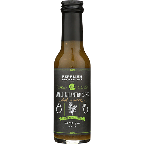 PEPPLISH PROVISIONS - HOT SAUCE - (No. 2 Apple Cilantro Lime) - 5oz