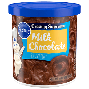 PILLSBURY - CREAMY SUPREME MILK CHOCOLATE - GLUTEN FREE - 16oz	