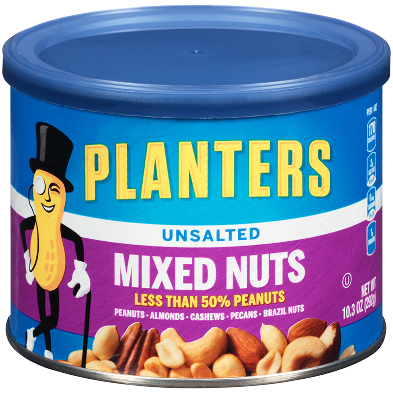 PLANTERS - MIXED NUTS - (Unsalted) - 10.3oz