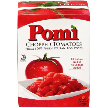 POMI - CHOPPED TOMATOES - NON GMO - GLUTEN FREE - 26.46oz