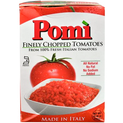 POMI - FINELY CHOPPED TOMATOES - NON GMO - GLUTEN FREE - 26.46oz