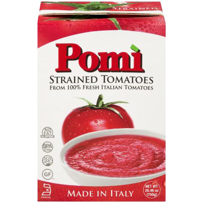 POMI - STRAINED TOMATOES - NON GMO - GLUTEN FREE - 26.46oz