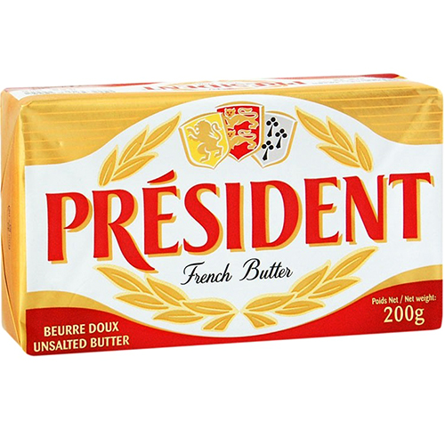 PRESIDENT - FRENCH BUTTER - (Unsalted) - 7oz