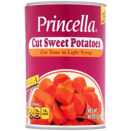 PRINCELLA - CUT SWEET POTATOES - 15oz