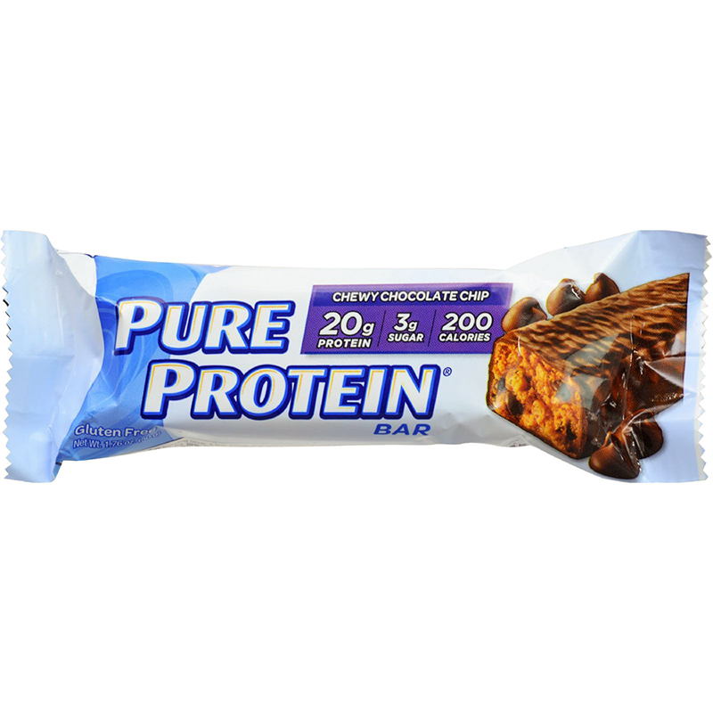 PURE PROTEIN BAR - GLUTEN FREE - (Chewy Chocolate Chip) - 2.75oz