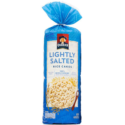 QUAKER - LIGHTLY SALTED RICE CAKES - GLUTEN FREE - 4.47oz