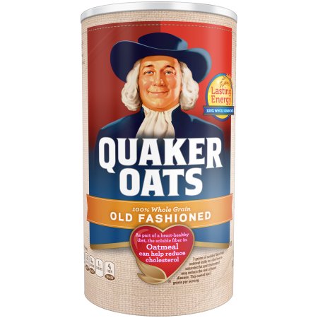 QUAKER OATS - 100% WHOLE GRAIN OLD FASHIONED - NON GMO - 18oz