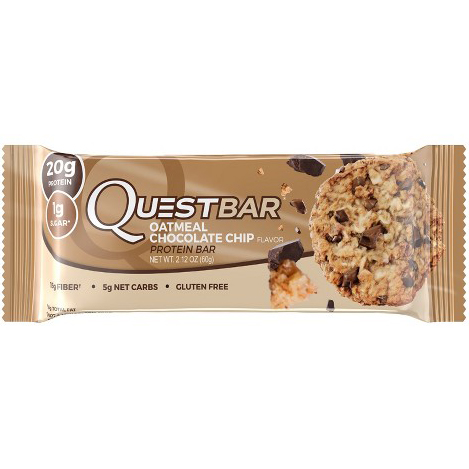 QUEST BAR - GLUTEN FREE - (Oatmeal Chocolate Chip) - 2.12oz