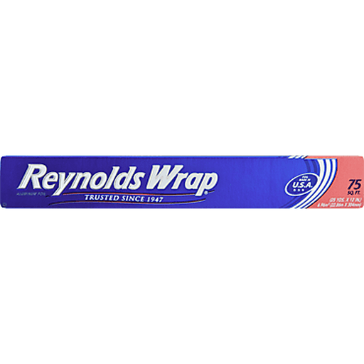REYNOLDS - WARP ALUMINUM FOIL - 75sqft